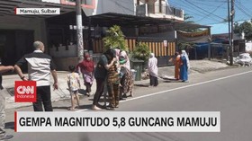 VIDEO: Gempa Magnitudo 5,8 Guncang Mamuju