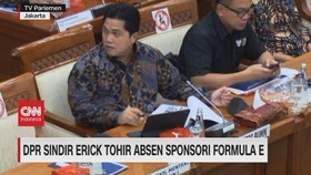 VIDEO: DPR Sindir Erick Tohir Absen Sponsori Formula E