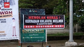VIDEO: Spanduk Penolakan Khilafatul Muslimin Bertebaran Di Maros