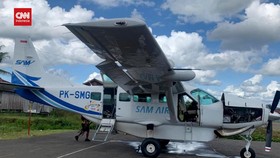 VIDEO: Kondisi Pesawat Sam Air Usai Ditembaki KKB Di Nduga