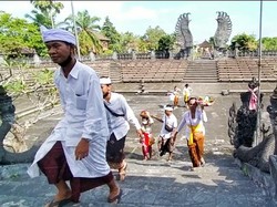 Galungan, Belasan Ribu Umat Sembahyang di Pura Jagatnatha Jembrana