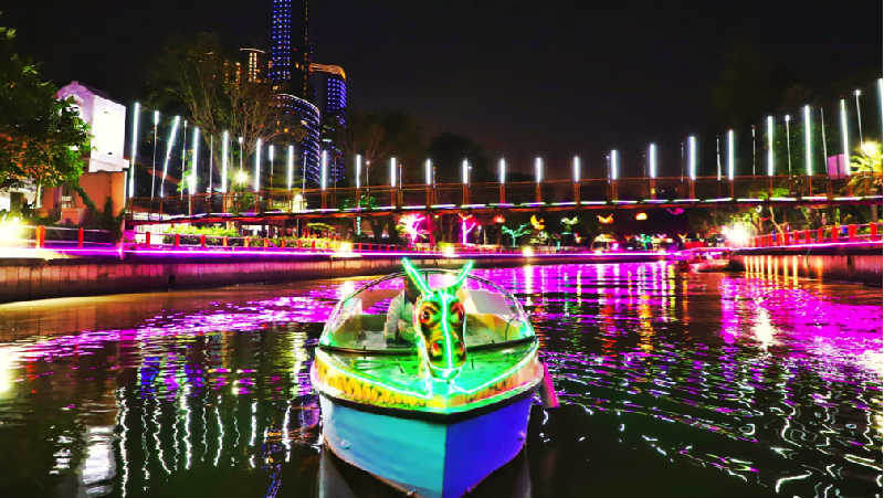 Sungai Kalimas menjadi primadona baru destinasi wisata air di Kota Surabaya