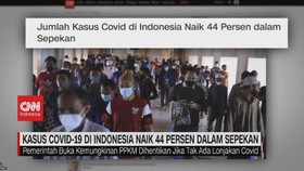 VIDEO: Kasus Covid-19 di Indonesia Naik 44 Persen dalam Sepekan