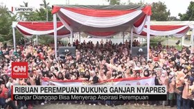 VIDEO: Kemunculan Relawan Pendukung Capres 2024