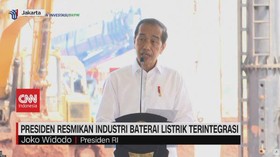 VIDEO: Presiden Resmikan Industri Baterai Listrik Terintegrasi