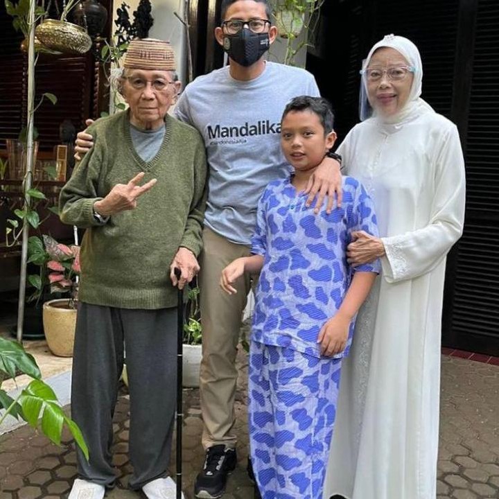 <p>Sulaiman Uno adalah anak bungsu Menteri Pariwisata dan Ekonomi Kreatif Sandiaga Salahudin Uno dan Nur Asia. (Foto: Instagram @sandiuno)</p>