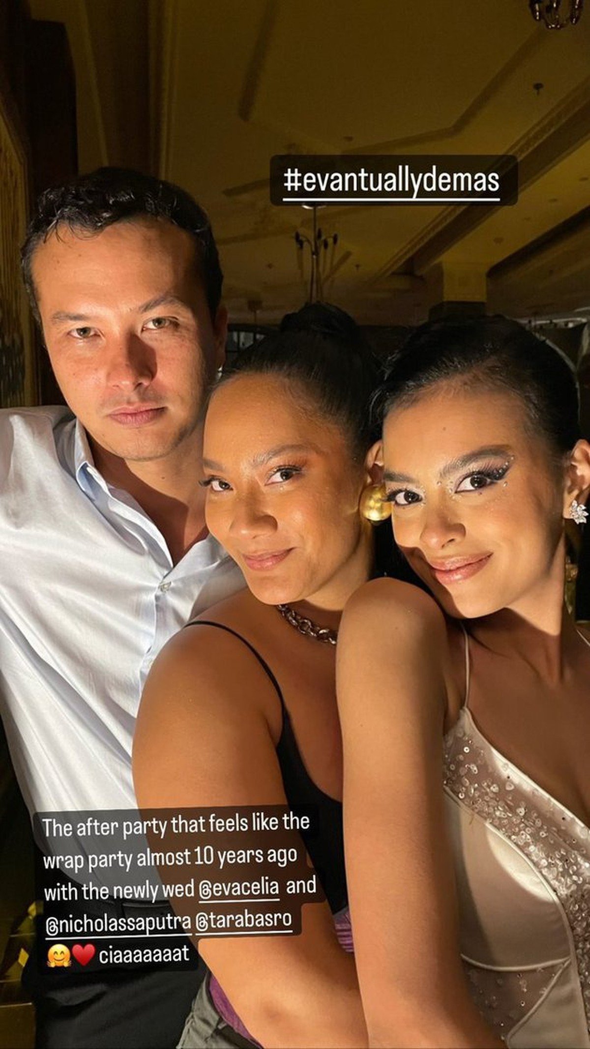 Tamu Spesial di Pernikahan Eva Celia