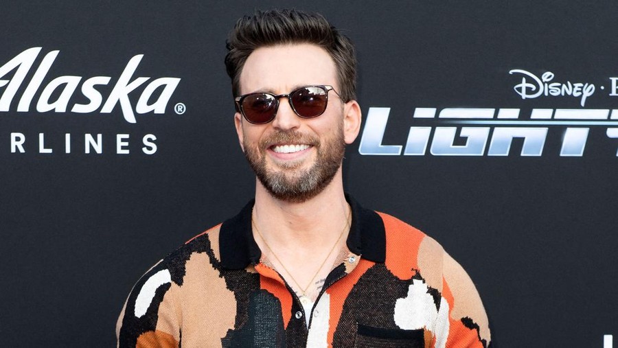 US actor Chris Evans attends the Out-of-This-World Premiere of Disney and Pixar's 