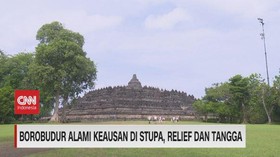 VIDEO: Borobudur Alami Keausan di Stupa, Relief & Tangga