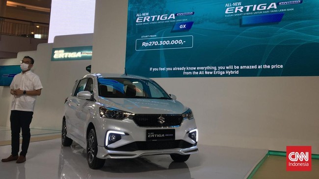 Suzuki Ertiga Hybrid meluncur pada Jumat (10/6), ini merupakan low MPV hybrid pertama di Indonesia.