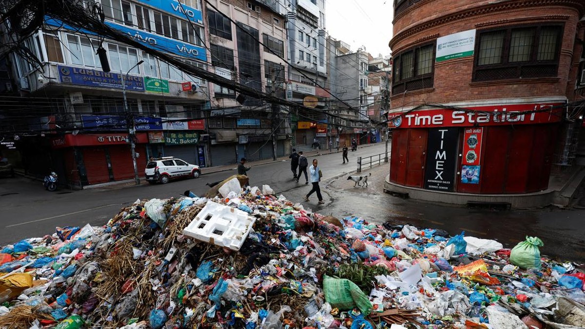 FOTO: Kathmandu, Gerbang Himalaya yang Tengah Darurat Sampah