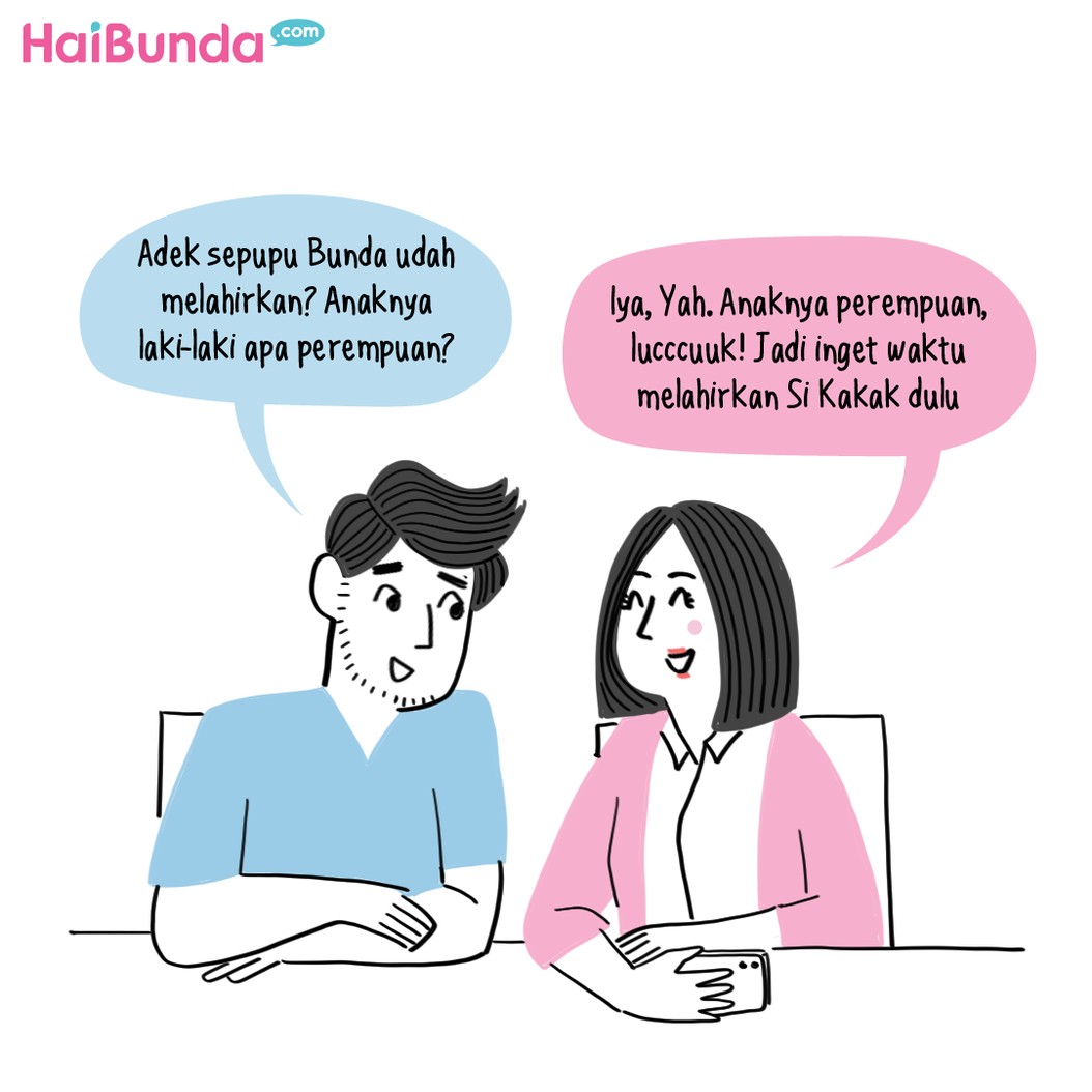Komik Throwback Ayah Pasrah Temenin Bunda Melahirkan di Bidan