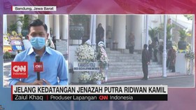 VIDEO: Jelang Kedatangan Jenazah Putra Ridwan Kamil