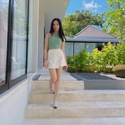 Meskipun Nggak Kemana-mana, Tetap Tampil Fashionable Ketika di Rumah ala Gaya Lyodra Ginting