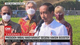 VIDEO: Presiden Imbau Masyarakat Segera Vaksin Booster