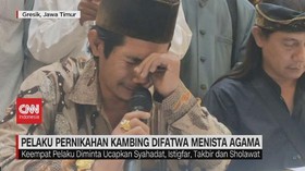 VIDEO: Pelaku Pernikahan Kambing Difatwa Menista Agama