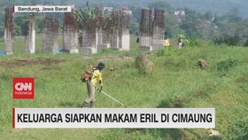 VIDEO: Keluarga Siapkan Makam Eril di Cimaung