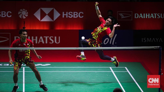 Fajar Alfian/Muhammad Rian Ardianto menjadi juara Indonesia Masters 2022 usai mengalahkan Liang Wei Keng/Wang Chang.