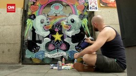 VIDEO: Madrid Penuh Warna Jelang Festival Seni Pride Month