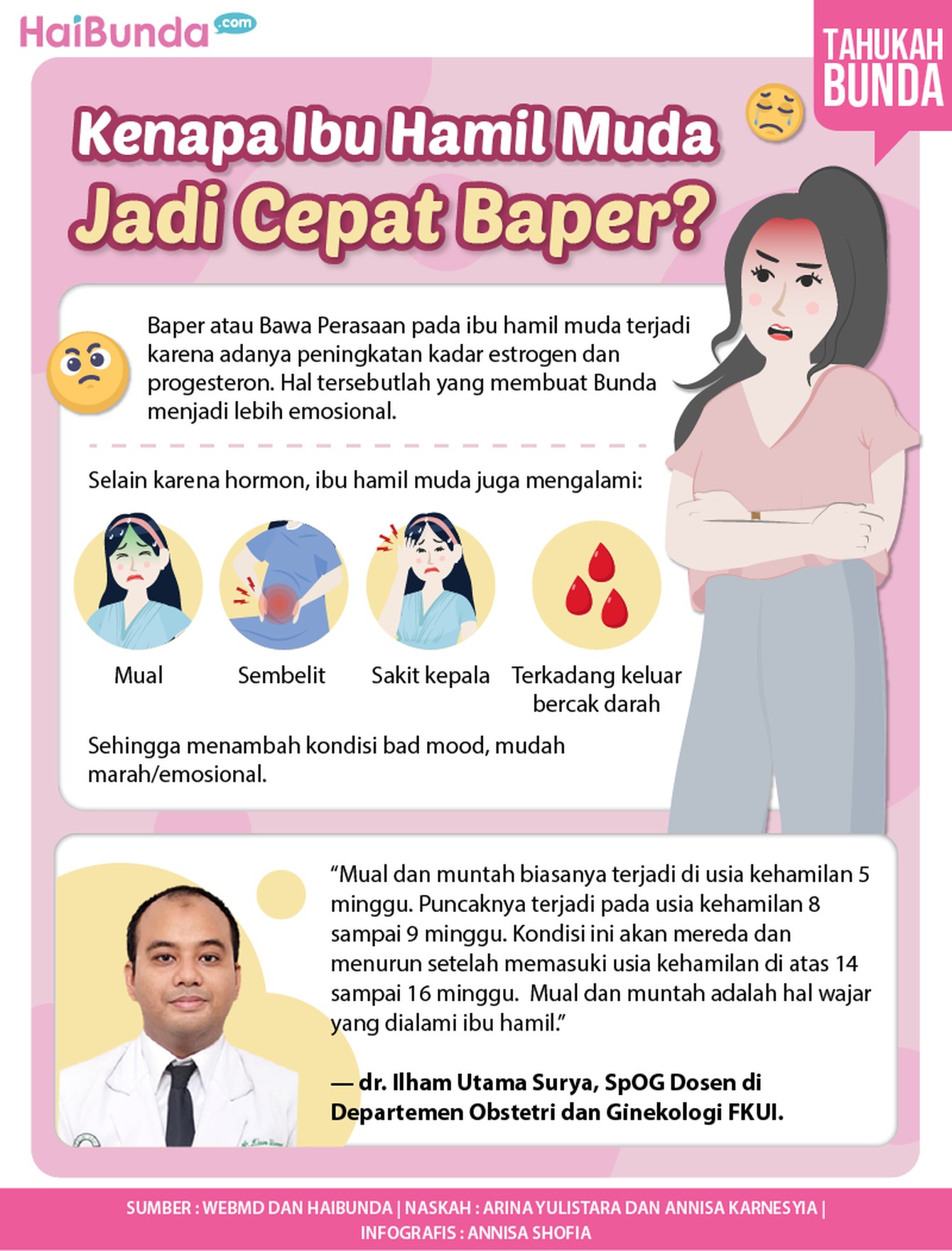 Infografis Kenapa Ibu Hamil Muda Jadi Cepat Baper? Infografis Kenapa Ibu Hamil Muda Jadi Cepat Baper?