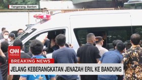VIDEO: Jenazah Eril Diberangkatkan dari Bandara Soetta ke Bandung