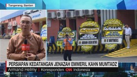 VIDEO: Persiapan Kedatangan Jenazah Emmeril Kahn Mumtadz