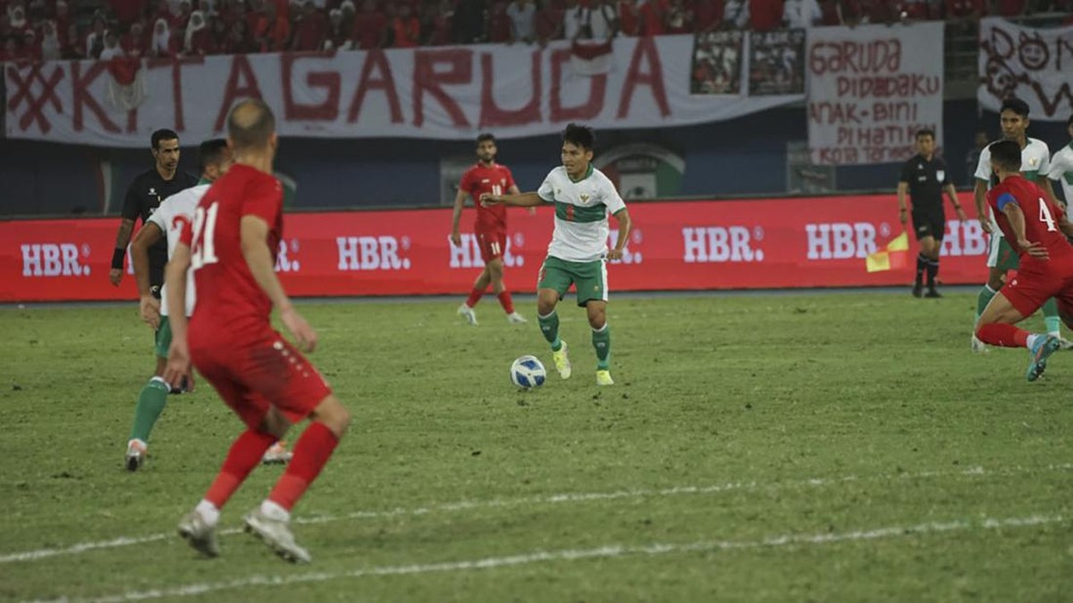FOTO: Kerja Keras Timnas Indonesia Tak Berbuah Poin