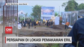 VIDEO: Persiapan di Lokasi Pemakaman Eril