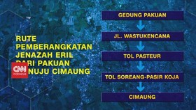 VIDEO: Rute Pemberangkatan Jenazah Eril dari Pakuan-Cimaung