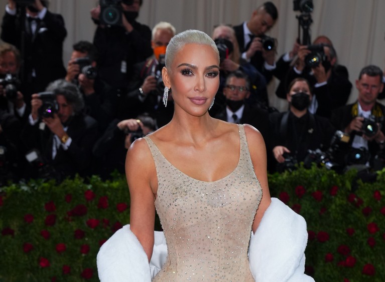 NEW YORK, NEW YORK - MAY 02: Pete Davidson and Kim Kardashian attend The 2022 Met Gala Celebrating 