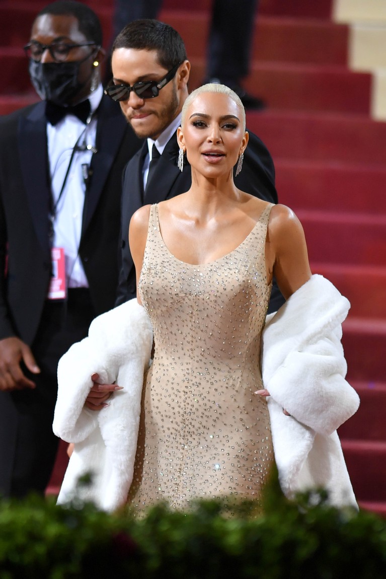 1395076942 NEW YORK, NEW YORK - MAY 02: Pete Davidson and Kim Kardashian attend The 2022 Met Gala Celebrating