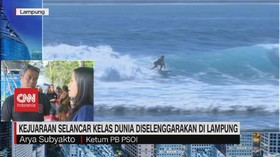 VIDEO: Kejuaraan Selancar Kelas Dunia Diselenggarakan di Lampung