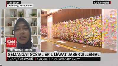 VIDEO: Semangat Sosial Eril Lewat Jaber Zillenial
