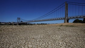 FOTO: Sungai Loire di Prancis Kering, Perubahan Iklim di Luar Kendali