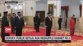 VIDEO: Survei: Publik Setuju Ada Reshuffle Kabinet ke-3