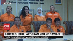 VIDEO: Partai Buruh Laporkan KPU ke Bawaslu