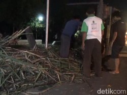 Detik-detik Truk Muat Tebu Terguling di Jombang Tewaskan 4 Orang