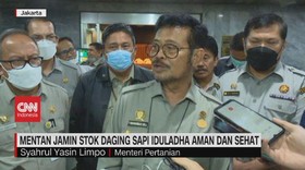 VIDEO: Mentan Jamin Stok Daging Sapi Iduladha Aman Dan Sehat