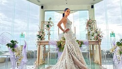 7 Pesona Cinta Laura Pakai Gaun Pengantin Putih bak Princess