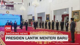 VIDEO: Presiden Lantik Menteri Baru, Ambil Sumpah Jabatan