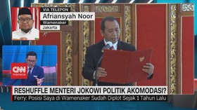 VIDEO: Reshuffle Menteri Jokowi Politik Akomodasi