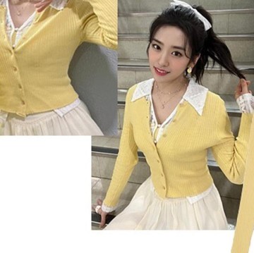 img-title Satu Outfit Beda Gaya, 3 Idol KPop Ini Tampil Ceria dengan OOTD Cardigan Kuning