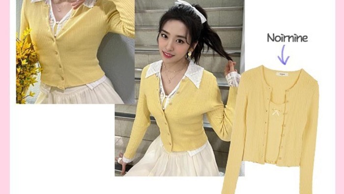 Satu Outfit Beda Gaya, 3 Idol KPop Ini Tampil Ceria dengan OOTD Cardigan Kuning