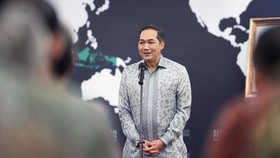 Serah terima jabatan menteri perdagangan di Gedung Kemendag, Jakarta, Rabu (15/6/2022). Zulkifli Hasan menggantikan M Lutfi.