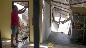 FOTO: Potret Kehancuran karena Abrasi di Amurang Minahasa Selatan