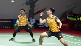 Leo/Daniel dan Sabar/Reza Kompak Lolos ke Semifinal Singapore Open