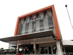Segarnya Wajah Baru Stasiun Pondok Ranji