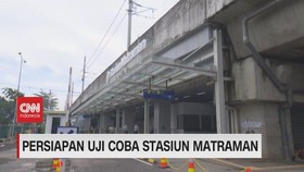 VIDEO: Persiapan Uji Coba Stasiun Matraman