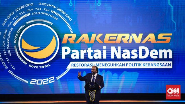 Ketum NasDem Surya Paloh merespons positif nama Gubernur DKI Anies Baswedan dan Gubernur Jateng Ganjar Pranowo yang banyak diusulkan oleh DPW NasDem.