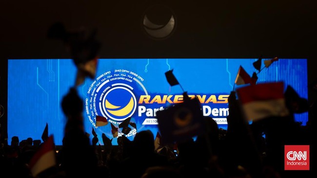 FOTO: Rakernas NasDem, Etalase Rekomendasi Capres untuk 2024